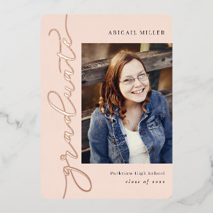 Abschluss mit seitlicher Schreibfolie bearbeiten F Folieneinladung