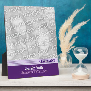 Abschluss mit violetter Linie Fotoplatte