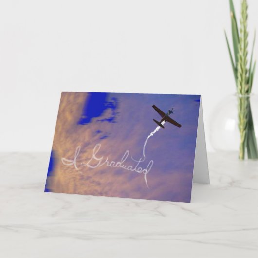 Abschluss-Mitteilung Einladung (Vorderseite)