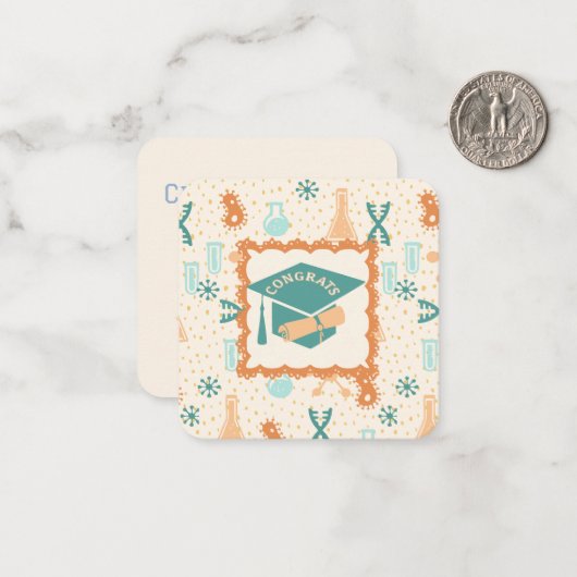 Abschluss Mitteilungskarte (Vorderseite/Rückseite Beispiel)