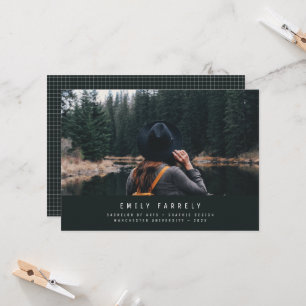 Abschluss modern minimalistisch elegant stilvoll