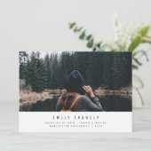 Abschluss modern minimalistisch elegant stilvoll (Stehend Vorderseite)