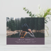 Abschluss modern minimalistisch elegant stilvoll l (Stehend Vorderseite)