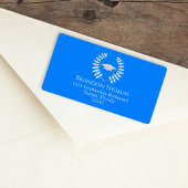 Abschluss Modern Mortarboard Classic Adressaufkleber