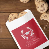 Abschluss Modern Mortarboard Kardinal Red Geschenktütchen