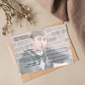 Abschluss Modern Simple Trendy Vielen Dank Postkarte