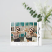 Abschluss Modern Vielen Dank, dass Sie sich für di Postkarte (Stehend Vorderseite)