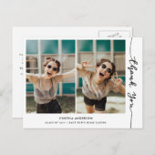 Abschluss Modern Vielen Dank, dass Sie sich für di Postkarte (Vorne/Hinten)