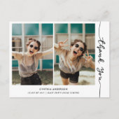 Abschluss Modern Vielen Dank, dass Sie sich für di Postkarte (Vorderseite)