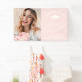 Abschluss Moderne Blumen Absolvent Abschlussfeier Banner (Insitu)