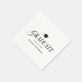 Abschluss Moderne Einfache Abschlussfeier Serviette (Ecke)