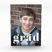 Abschluss Moderne einfache Typografie Fotoblock (Vorderseite)