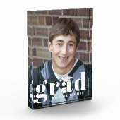 Abschluss Moderne einfache Typografie Fotoblock (Links)