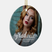 Abschluss Moderne Foto-Skriptankündigung Keramik Ornament (Rechts)