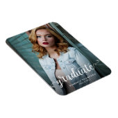 Abschluss Moderne Foto-Skriptankündigung Magnet (Rechte Seite)