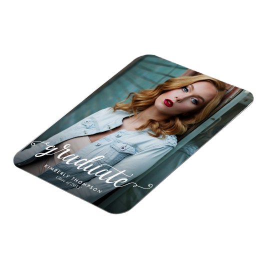 Abschluss Moderne Foto-Skriptankündigung Magnet (Linke Seite)