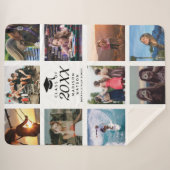 Abschluss Moderne Instagram Chic FotoCollage Sherpadecke (Vorderseite (Horizontal))