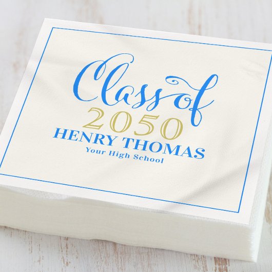 Abschluss Moderne Minimalistische Skriptklasse Bla Serviette