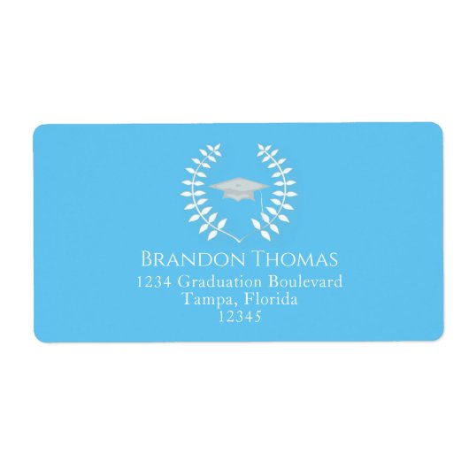 Abschluss Moderne Mortarboard Elegant (Vorne)