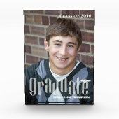 Abschluss Moderne Typografie Einfach Fotoblock (Vorderseite)