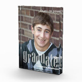 Abschluss Moderne Typografie Einfach Fotoblock (Rechts)