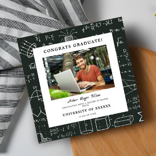 Abschluss moderner mathematischer Hintergrundeleme Einladung