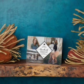 Abschluss Modernes, elegantes Skript 4 Foto Collag Fotoplatte (Seite)