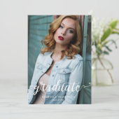 Abschluss Modernes Foto Ankündigung (Stehend Vorderseite)