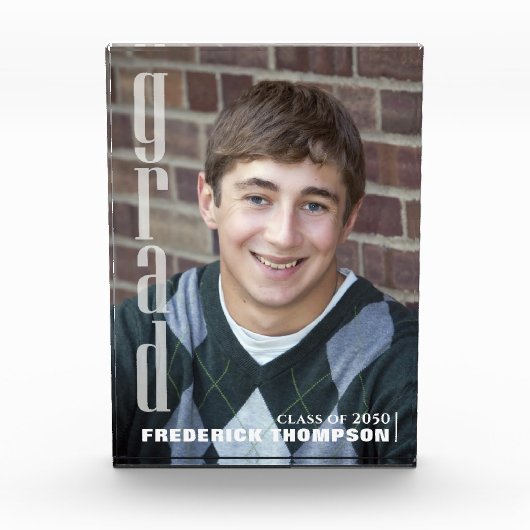 Abschluss Modernes Foto Einfache Typografie (Vorderseite)