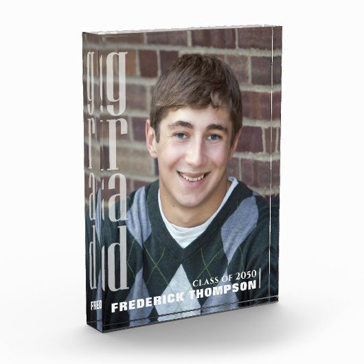 Abschluss Modernes Foto Einfache Typografie (Links)