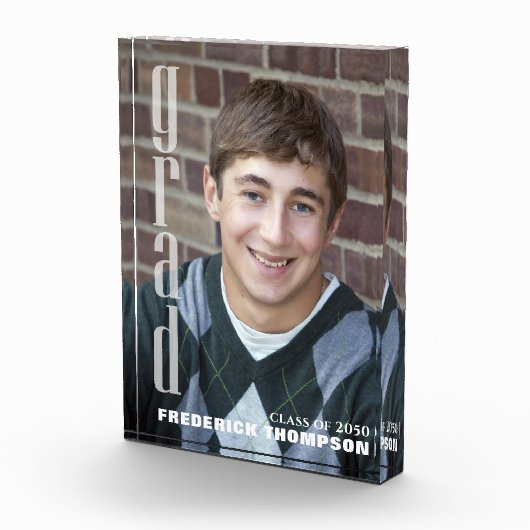 Abschluss Modernes Foto Einfache Typografie (Rechts)