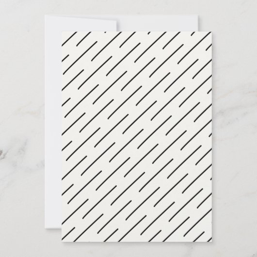 Abschluss Modernes Foto Einladung (Rückseite)