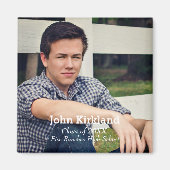 Abschluss Modernes Foto flexibel Magnet (Vorne)