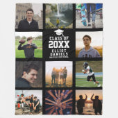 Abschluss Modernes Instagram Trendy Fotomaterial Fleecedecke (Vorderseite)