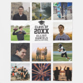 Abschluss Modernes Instagram Trendy Fotomaterial Fleecedecke (Vorderseite)