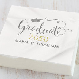 Abschluss Modernes Minimalistisches Script Mortarb Serviette