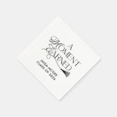 Abschluss Moment Verdient Serviette (Ecke)