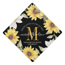 Abschluss Monogramm Klasse von 2022 Sonnenblumen S