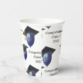 Abschluss Mortarboard und Balloons Pappbecher (Rechts)