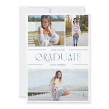 Abschluss Multi-Foto-Ankündigung und Abitur Party