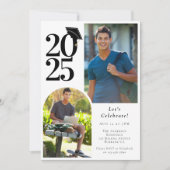 Abschluss Multi Foto Arch Graduate Einladung (Vorderseite)