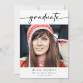 Abschluss Multi Foto Arch Graduate Einladung (Rückseite)