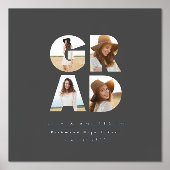 Abschluss Multi Foto modern, elegant Foliendrucke (Vorderseite)