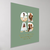 Abschluss Multi Foto Modernes schlinggrün Foliendrucke (Ablage )