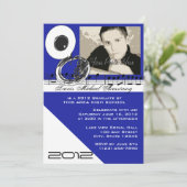 Abschluss Music / Tuba Einladung (Stehend Vorderseite)