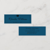 Abschluss Name Card . Elegante klassische Einsteck Telefonnummerkarte (Vorne/Hinten)