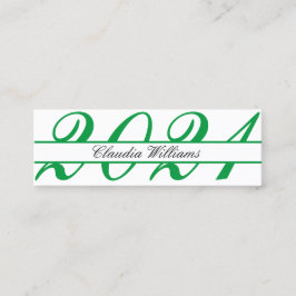 Abschluss Name Card . Elegante klassische Einsteck Telefonnummerkarte