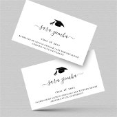 Abschluss Name Card Grad Ankündigung Einfügen Begleitkarte