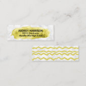 Abschluss Name Card Senior Inserts Gold-Marmor Telefonnummerkarte (Vorne/Hinten)