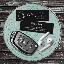 Abschluss Name Class Details Schwarz Telefonnummerkarte